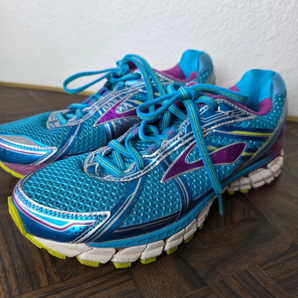 Brooks Adrenaline GTS 15 Running Shoes Womens 9 Mesh Stability Trainer - Picture 6 of 11